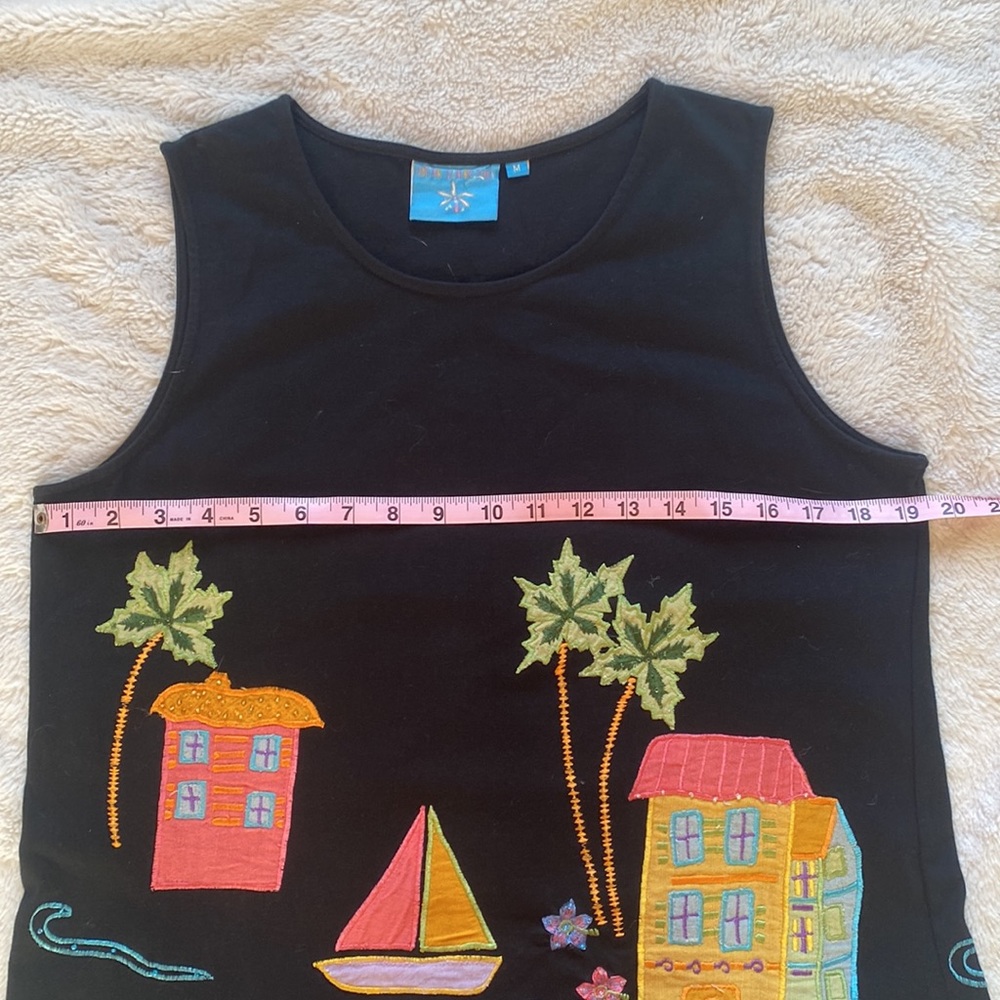 Embroidered Beach Tank - Picture 3 of 5